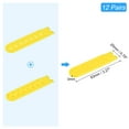 thumbnail image 2 of Unique Bargains Yellow Snapback Strap Cover 7 Holes Plastic Adjustable Hat Snap Buckle Replacement 12 Pairs, 2 of 7