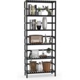 thumbnail image 1 of Bamboo Shelf Bamboo Storage Shelving Unit Tall Bookcase with Adjustable Shelves Multipurpose Storage Display Shelf for Bathroom  Living Room  Balcony  Kitchen, 1 of 8