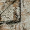 thumbnail image 5 of Fabric Mart Direct Grayish Beige Foil Printed Jacquard Fabric By The Yard, 54 inches or 137 cm width, 1 Yard Beige Jacquard Fabric, Antique Hexagons Textured, Upholstery Curtain Wholesale Fabric, 5 of 8