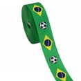 thumbnail image 2 of Cififendec Soccer Themed Grosgrain Ribbon, 180", Country Flag Print Ribbon for Soccer Fans Gift Wrapping, Party Decor and DIY Crafts(Green), 2 of 5