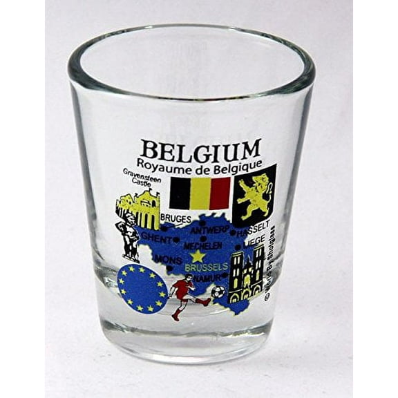 Belgium EU Series Landmarks and Icons Shot Glass