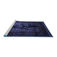 thumbnail image 2 of Ahgly Company Machine Washable Indoor Rectangle Persian Blue Traditional Area Rugs, 8' x 12', 2 of 4