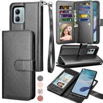 for Motorola Moto G 5G / G Power 5G 2023 Wallet Case, Moto G 5G / G Power 5G 6.5 INCH PU Leather Case, Tekcoo Luxury Cash Credit Card Slots Holder Carrying Folio Flip Cover Kickstand & Hand Strap