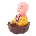 thumbnail image 3 of Pequeña Estatuilla De Monje, Carga USB, Estatua De Buda Feliz, Diseño Musical Para Hotel, Coche, Hogar, 3 of 7