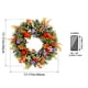 thumbnail image 3 of Simulated Flowers Wreath Door Hanging Outdoor Courtyard Decoration Summer Fruit Wreath, 3 of 9