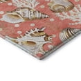 thumbnail image 4 of Addison Rugs Mayfield Washable Coastal Shells Peach Rectangle Rug, 2'6" x 3'10", 4 of 6