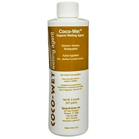 Spray-N-Grow COCO8 Coco Wet Organic Wetting Agent, (Best Soil Wetting Agent)