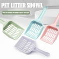 1X Long Handle Cat Litter Scooper Plastic Cat Poop Cats For Cleaning Shovel I9F1