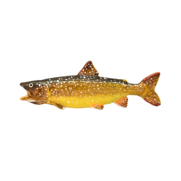 Lake Trout Pin, FP018, Hand Painted 2”, Fish Lapel Pin, Hat, Pins, Brooch, Brooches, Jewelry, Gift, 100% Handmade in the USA, 200 Fish Designs Available