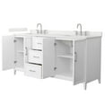 thumbnail image 6 of Wyndham Collection Wch717172d-Qtz-Us3mxx Elan 72" Free Standing Double Basin Vanity Set -, 6 of 7
