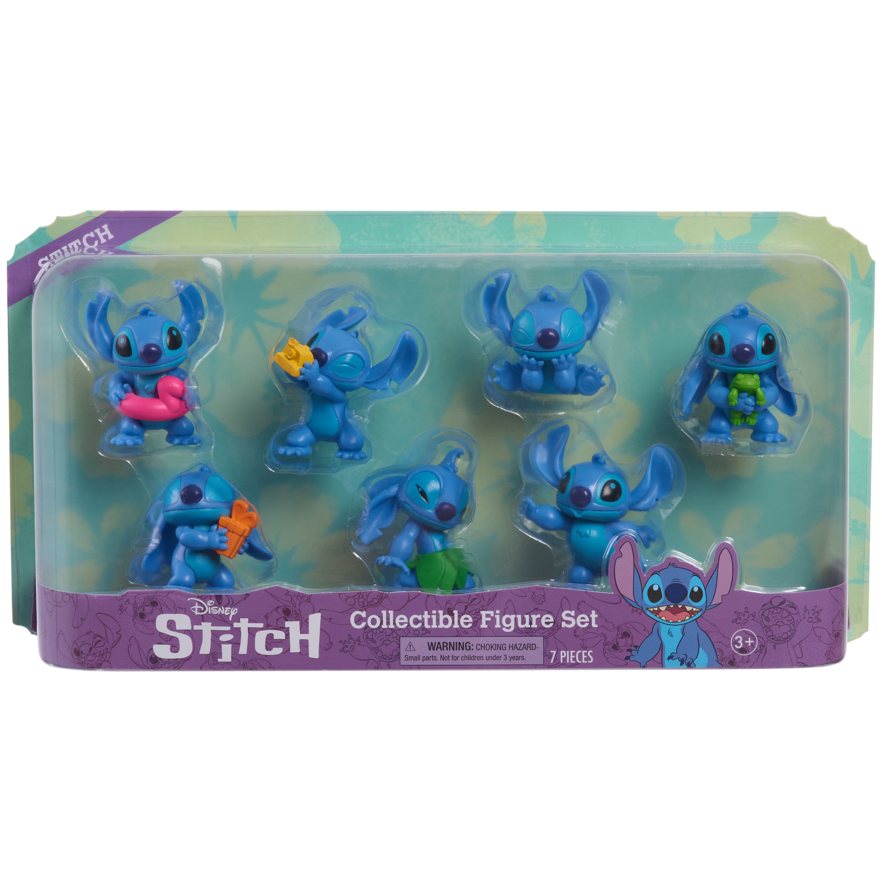 Disney Stitch 7-Piece Collectible Figure Set