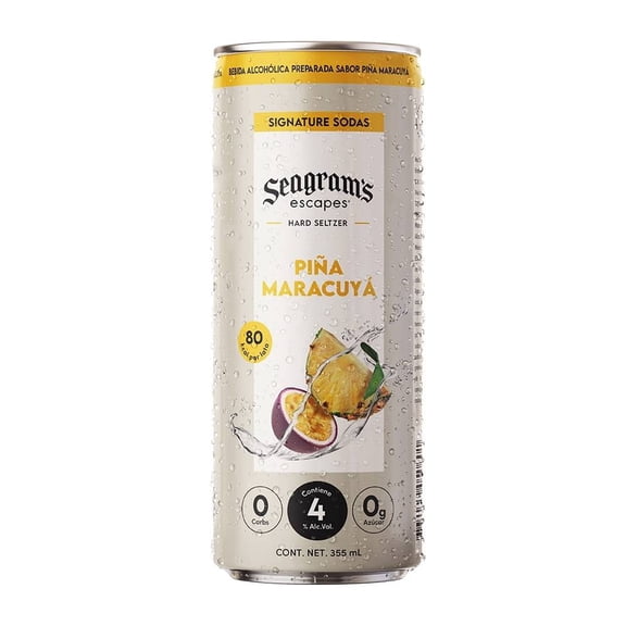 Bebida alcohólica preparada Seagram's Escapes Piña Maracuyá 355 ml