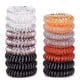thumbnail image 1 of Paquete de 17 gomas para el cabello, sin arrugas en espiral, gomas para el cabello, multicolor, impermeables, cordón para teléfono, coleteros, bobinas para el cabello, accesorios para mujeres y niñas. JM JM, 1 of 5