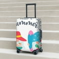 thumbnail image 6 of Susaid Gnomes Summer Print Elastic Washable Suitcase Cover with Hidden Zipper, Fits 18-32 Inch Luggage for Protection During Travel-Small, 6 of 7