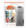 thumbnail image 4 of VEVOR 6-Tier Over the Door Pantry Organizer Hanging Storage Rack Adjustable Kitchen, 4 of 9