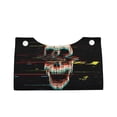 thumbnail image 2 of Goofa Glitch Screaming Skull Pattern Triangle Square Tissue Box Cover, Modern PVC Leathe Facial Paper Holder,Decorative Holder/Organizer for Bathroom Vanity Countertop, 2 of 9