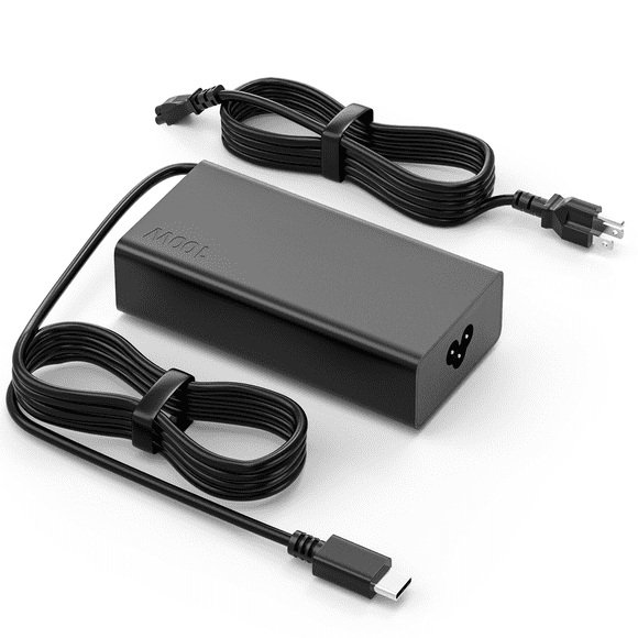 Chargeur USB C 100W Chargeur d'Ordinateur Portable Universel Rapide Compatible avec Lenovo, Lenovo ThinkPad, Google Series Type C Cordon d'Alimentation