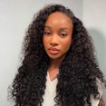 thumbnail image 1 of Media peluca SOXSKIX Water Wave, 100% cabello humano, 66 cm, densidad 200, 1 of 7