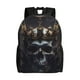 thumbnail image 1 of Fotbe Royal Skull With Golden Crown Mochila de Viaje para Laptop, Mochila Ejecutiva Delgada y Resistente 15.6", 1 of 8