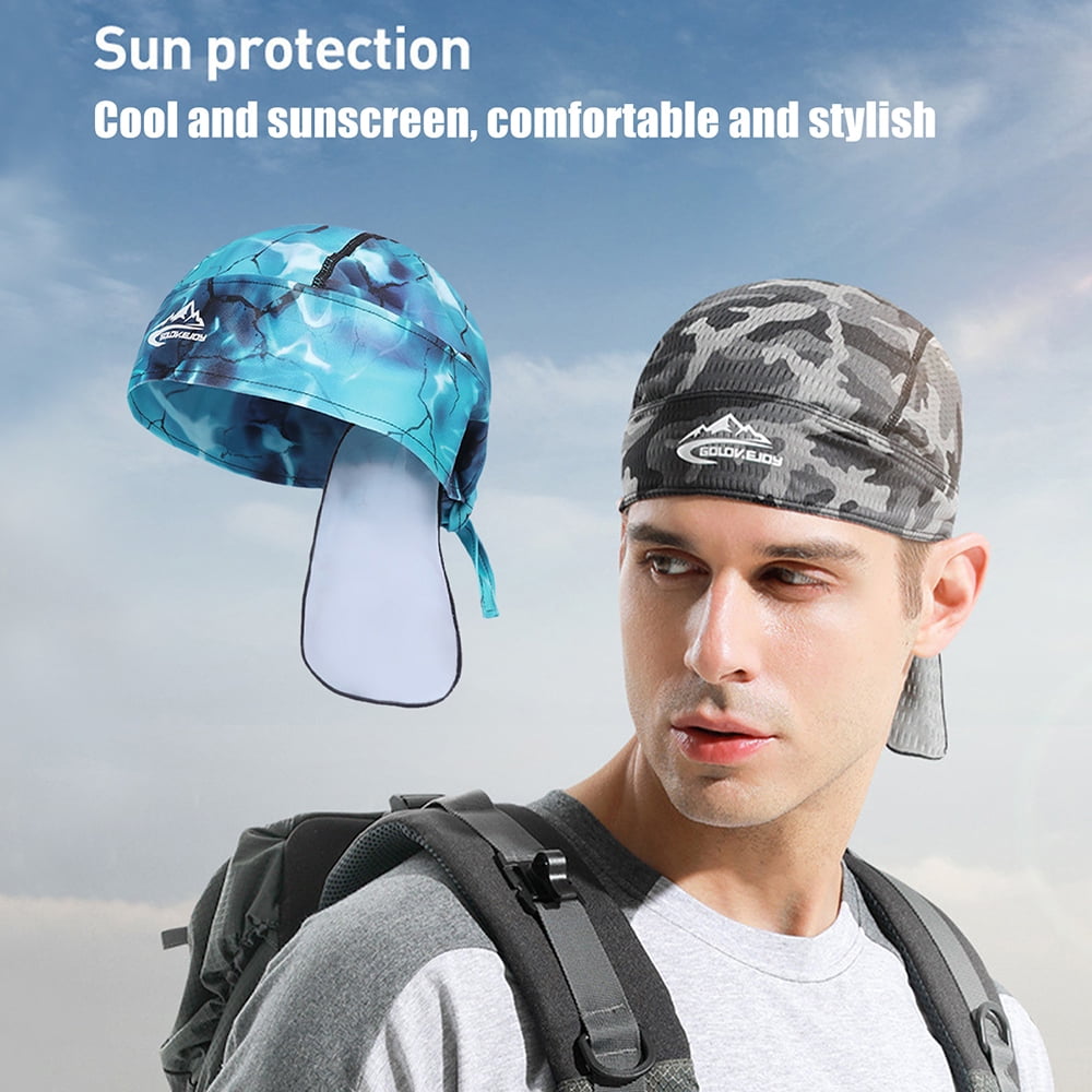 Wheel Up Sun Protection Hat Bandana Headwear Printing Outdoor Riding Cycling Cap 