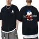 thumbnail image 4 of Camisetas de algodón con estampado de gato de dibujos animados para hombre, Tops de manga corta, camisetas informales de gran tamaño, camiseta Y2K con cuello redondo, Verano, 4 of 4