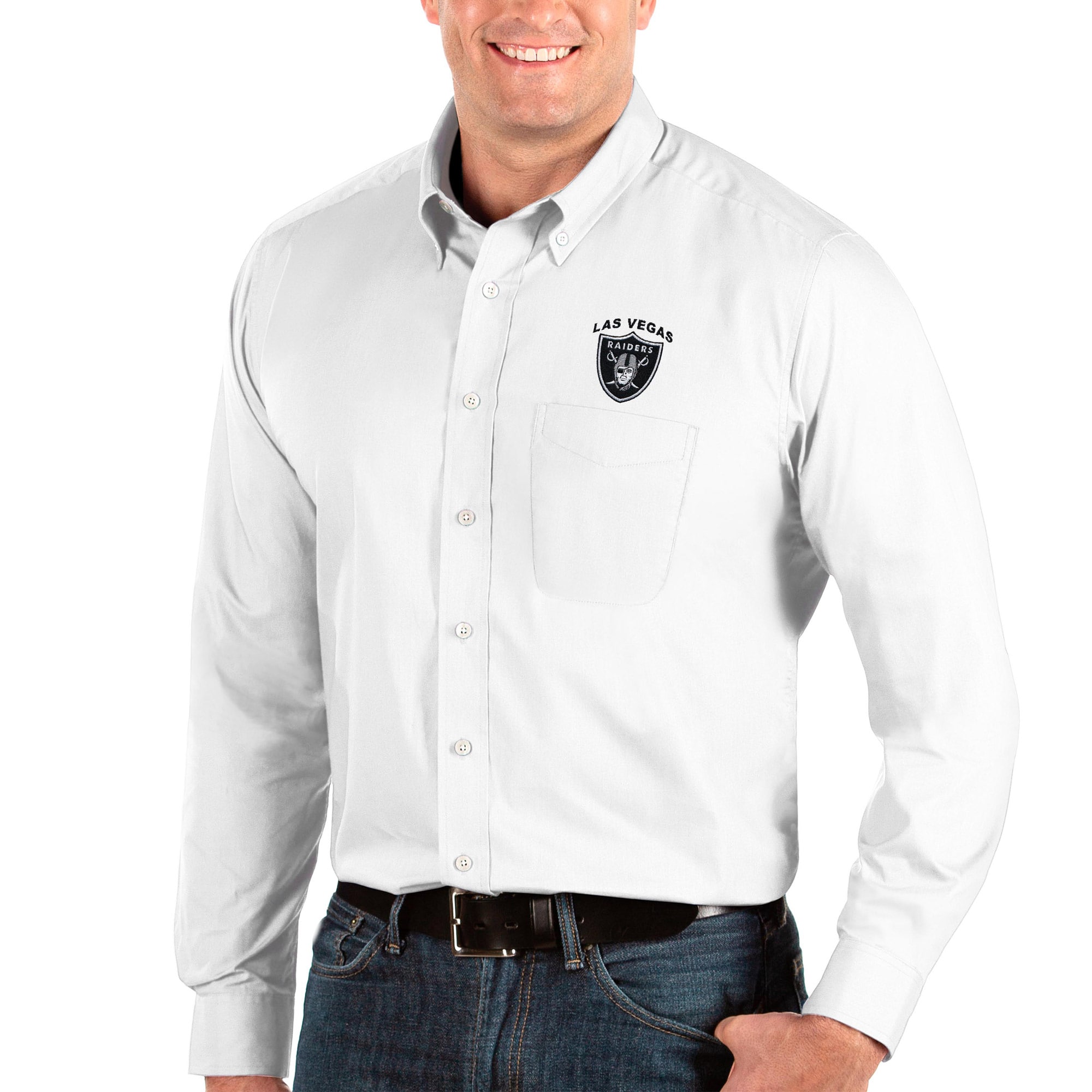 raiders dress shirt