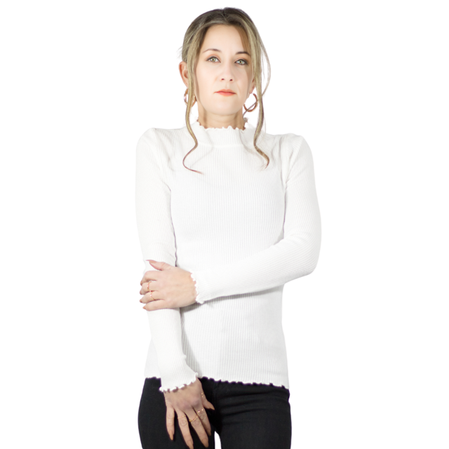 Sueter Mujer Cuello Alto Manga Larga Sueteres Casual Sweater