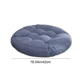 thumbnail image 3 of Btomtd Solid Color Chair Cushions with Thickened Filling, Versatile Seat Pads for Kitchen Dining Chairs, Durable Patio Seat Cushion for Indoor and Outdoor Use, Size 17", Blue, 3 of 6