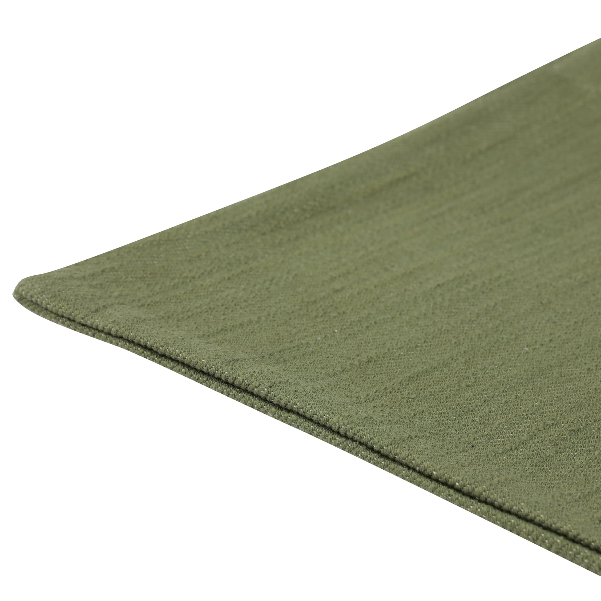 Harlow Hill Theo Forest Green Solid 20" x 20" Cotton Adult Decorative Feather Filled Pillow