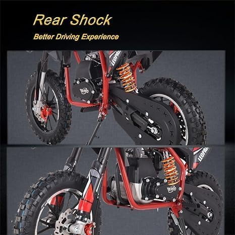 X-Pro Leopard 40 Mini Kids Dirt Bike, Gas Power 4 Stroke Pit Bike