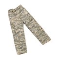 thumbnail image 1 of Pantalones para figura de acción a escala 1/6, ropa para muñeca, cintura elástica, diseño de moda con bolsillos, pantalones anchos para figura de, 1 of 9