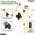 thumbnail image 4 of 5Core Tripod Microphone Stand Boom Arm Floor Adjustable Holder 4 Pack, 4 of 7