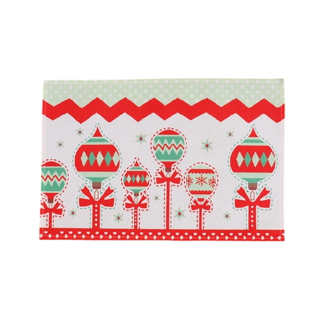 Decoraciones de Mesa de Navidad Productos de Decoración Del Hogar de Navidad, Alfombras de Mesa de Restaurante, Manteles