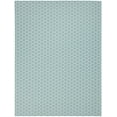 thumbnail image 2 of Nourison Twist Reversible 8' x 10' Aqua Modern Rug, 2 of 10