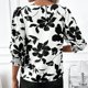 thumbnail image 5 of Eres Más Que una Camisa de Puntuación de Prueba, Verano Suelto Casual Cinco Cuartos de Manga Cuello Redondo Impreso para Mujeres, 5 of 7