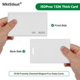 thumbnail image 4 of MktStleat 100 Pack Proximity Cards 26 Bit Proximity Clamshell Weigand Prox Swipe Cards Compatable with ISOProx 1386 1326 H10301 Format Readers and Sy, 4 of 7