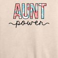 thumbnail image 3 of Instant Message - Aunt Power - Women's Lightweight French Terry Long Sleeve Shirt, 3 of 6