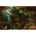 thumbnail image 3 of Jan Brueghel The Elder 14x11 Black Modern Framed Museum Art Print Titled - Latona and the Lycian Peasants (C. 1605), 3 of 5