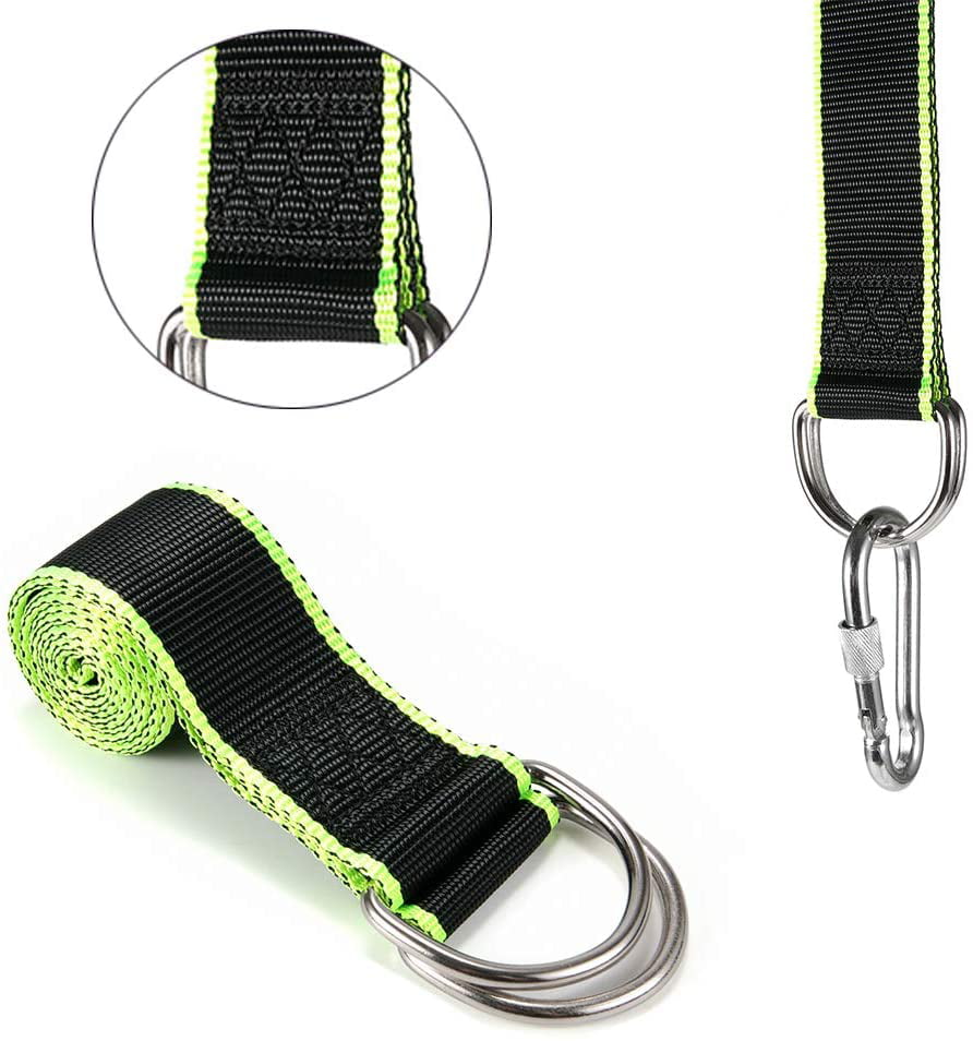 Tree Swing Hanging Straps Kit Holds 2000 lbs,5ft Extra Long Straps Strap with... 