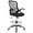 Brown, variant on HYLONE Drafting Chair, Tall Office Chair Standing Desk Chair Grey Mesh High-Back Drafting Stool with Flip-Up Arms, Adjustable Foot Ring