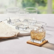 Better Homes & Gardens Clear Glass Drinkware Set, 12.17 oz, 4-Piece