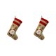 thumbnail image 1 of Injueey Calcetín de Navidad colgante chimenea ventana regalos bolsa caramelo almacenamiento calcetín comedor tienda Festival decoración Anciano 2Conjunto, 1 of 6