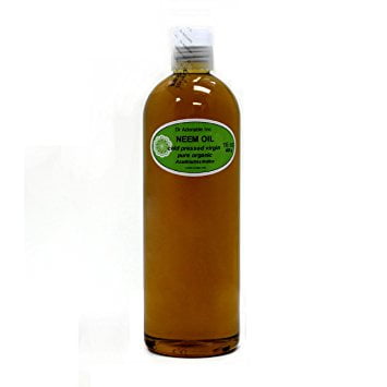 Dr. Adorable - 100% Pure Neem Oil Organic Unrefined Cold Pressed Natural - 16