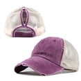 thumbnail image 3 of ZJXFGS Clearance Quick Dry Baseball Cap Sports Fan Baseball Caps Buns Plain Cap Ponytail Visor Trucker Unisex Hat Messy Caps Distressed Baseball Cap Wine One Size, 3 of 9