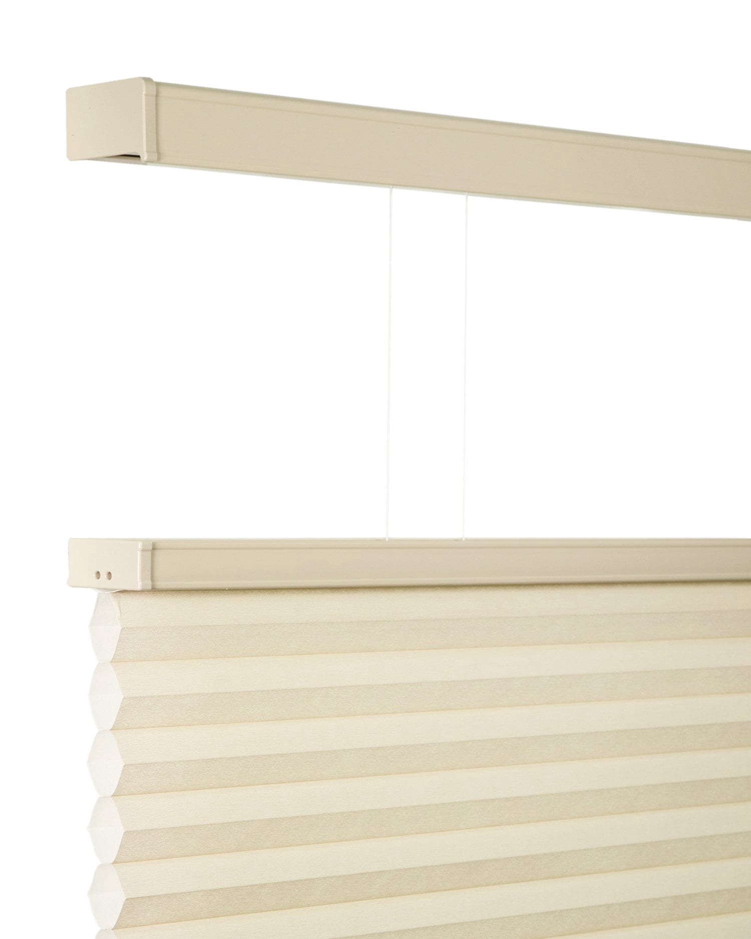 Chicology Cordless Top Down Bottom Up Light Filtering Cellular Shade Ecru 55.75"W x 48"H