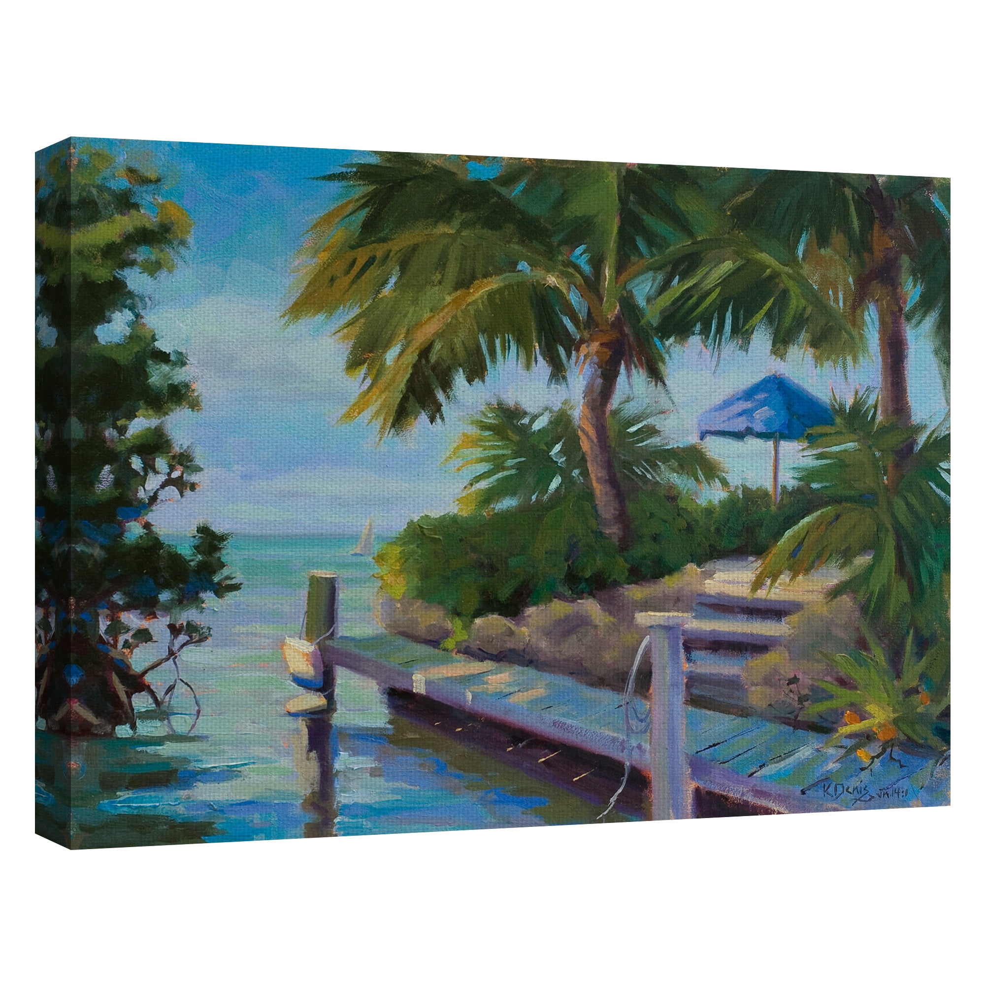 Masterpiece Art Gallery No Complaints Island Dream By Kathleen Denis Canvas Art Print 30" x 40"