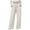 Beige, variant on felwors Womens Wide Leg Pants Elastic Waist Trousers Casual Palazzo Pants with Pockets Black, M