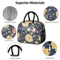 thumbnail image 4 of Womens Pioneer Flower Floral Print Pattern Lunch Box for Work,Insulated Lunch Bag for Women,Loncheras Para Mujer,Leakproof Adult Lunch Bag for Work,Beach,Travel,Picnic,Camping, 4 of 7