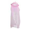 thumbnail image 1 of Delicada corona de velo para niña de las flores, dos capas, color blanco, para boda, comunión, tocado (rosa), 1 of 7