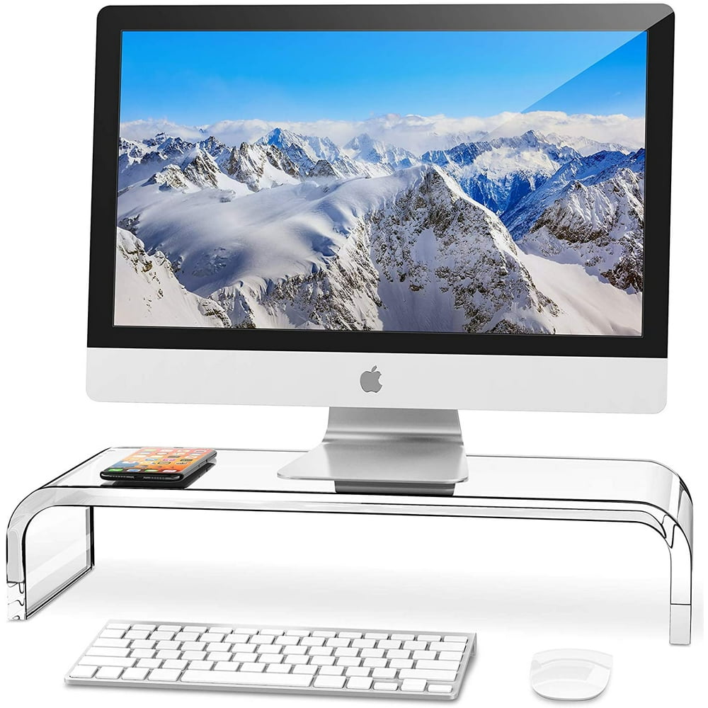 AboveTEK Premium Acrylic Monitor Stand, Monitor Stand